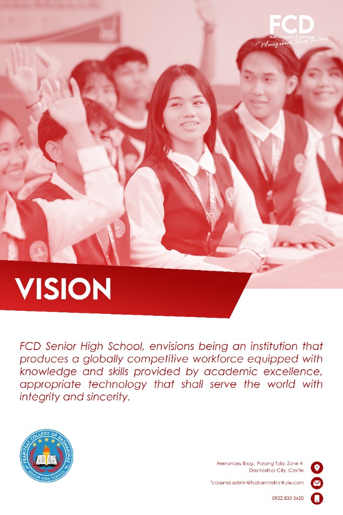 FCD Senior High School Vision Statement